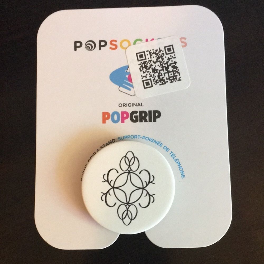 PopSocket Phone Grip Black and White Design